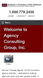 Mobile Screenshot of agencyconsulting.com